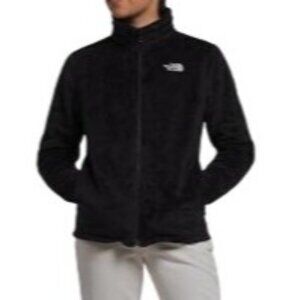 The North Face Women's Size 2X Osito Fleece Jacket Black Full Zip Front Pockets